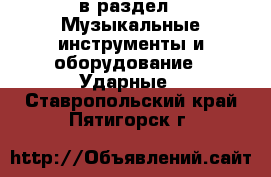  в раздел : Музыкальные инструменты и оборудование » Ударные . Ставропольский край,Пятигорск г.